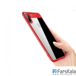 قاب Apple iPhone X مدل Rock Crystal Clear & Brilliant