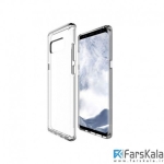 محافظ شیشه ای - ژله ای Transparent Cover برای Samsung Galaxy Note 8