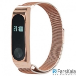 بند فلزی آهن ربایی دستبند شیائومی Xiaomi Metal Mi Band 2 Magnetic Strap