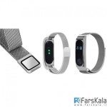 بند فلزی آهن ربایی دستبند شیائومی Xiaomi Metal Mi Band 2 Magnetic Strap