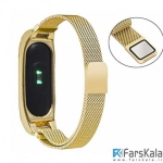 بند فلزی آهن ربایی دستبند شیائومی Xiaomi Metal Mi Band 2 Magnetic Strap