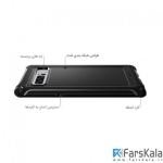 محافظ ژله ای اسپیگن سامسونگ Spigen Rugged Armor Extra Case Samsung Note 8