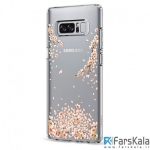 قاب محافظ اسپیگن سامسونگ Spigen Crystal Shell Blossom Case Samsung Note 8