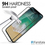 محافظ صفحه نمایش شیشه ای Apple iPhone X مدل 3D