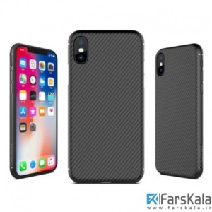قاب نیلکین Apple iPhone X مدل Carbon Fiber