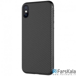 قاب نیلکین Apple iPhone X مدل Carbon Fiber