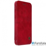 کیف محافظ چرمی نیلکین Nillkin QIN Series برای گوشی Apple iPhone 8