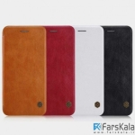 کیف محافظ چرمی نیلکین Nillkin QIN Series برای گوشی Apple iPhone 8 plus