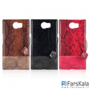قاب محافظ چرمی طرح دار پیرکاردین بلک بری Pierre cardin Cover BlackBerry Priv