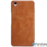 کیف چرمی نیلکین Nillkin Qin Leather Case OnePlus X