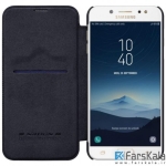کیف چرمی نیلکین Nillkin Qin Leather Case Samsung Galaxy J7 Plus