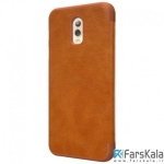 کیف چرمی نیلکین Nillkin Qin Leather Case Samsung Galaxy J7 Plus
