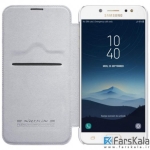 کیف چرمی نیلکین Nillkin Qin Leather Case Samsung Galaxy J7 Plus