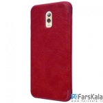 کیف چرمی نیلکین Nillkin Qin Leather Case Samsung Galaxy J7 Plus