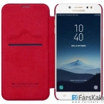 کیف چرمی نیلکین Nillkin Qin Leather Case Samsung Galaxy J7 Plus