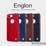 قاب محافظ چرمی نیلکین Nillkin Englon Apple iPhone 8 Plus