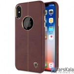 قاب چرمی نیلکین Apple iPhone X مدل Englon