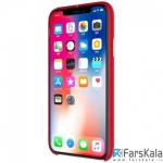 قاب چرمی نیلکین Apple iPhone X مدل Englon