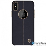 قاب چرمی نیلکین Apple iPhone X مدل Englon