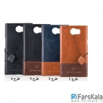 قاب محافظ چرمی ساده پیرکاردین بلک بری Pierre cardin Case BlackBerry Priv