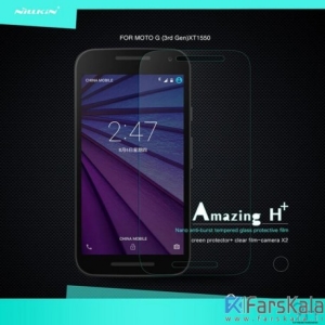 محافظ صفحه نمایش شیشه ای نیلکین موتورولا Nillkin H+ Glass Motorola MOTO G3