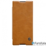 کیف چرمی نیلکین Nillkin Qin Leather Case Sony Xperia XA1 Plus