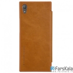 کیف چرمی نیلکین Nillkin Qin Leather Case Sony Xperia XA1 Plus