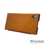 کیف چرمی نیلکین Nillkin Qin Leather Case Sony Xperia XA1 Plus