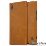کیف چرمی نیلکین Nillkin Qin Leather Case Sony Xperia XA1 Plus