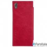کیف چرمی نیلکین Nillkin Qin Leather Case Sony Xperia XA1 Plus