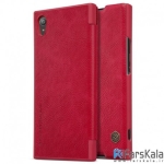 کیف چرمی نیلکین Nillkin Qin Leather Case Sony Xperia XA1 Plus