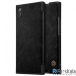 کیف چرمی نیلکین Nillkin Qin Leather Case Sony Xperia XA1 Plus