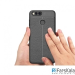 قاب ژله ای طرح چرم Auto focus Huawei Honor 7X