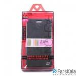 کیف چرمی بلکبری Huanmin Flipcover Leather Hardcase For BlackBerry Leap