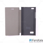 کیف چرمی بلکبری Huanmin Flipcover Leather Hardcase For BlackBerry Leap