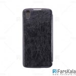 کیف چرمی بلکبری Huanmin Flipcover Leather Hardcase For BlackBerry DTEK50