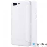کیف نیلکین Nillkin Sparkle Leather Case Oneplus 5
