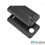 قاب ژله ای طرح چرم Auto Focus Jelly Case Motorola Moto C Plus