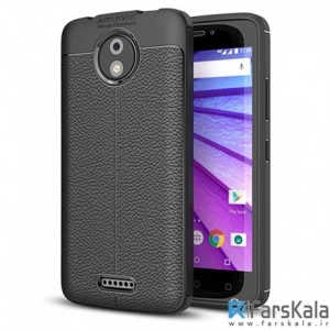 قاب ژله ای طرح چرم Auto Focus Jelly Case Motorola Moto C Plus
