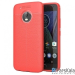 قاب ژله ای طرح چرم Auto Focus Jelly Case Motorola Moto G5 Plus