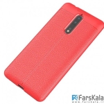 قاب ژله ای طرح چرم نوکیا Auto Focus Jelly Case Nokia 8