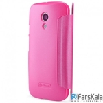 کیف نیلکین Nillkin Sparkle Leather Case Motorola MOTO G2