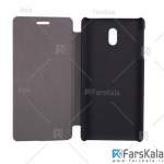 کیف چرمی نوکیا Huanmin Flipcover Leather Hardcase For Nokia 3