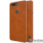 کیف چرمی نیلکین Nillkin Qin Leather Case Oneplus 5T