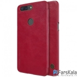 کیف چرمی نیلکین Nillkin Qin Leather Case Oneplus 5T