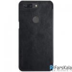 کیف چرمی نیلکین Nillkin Qin Leather Case Oneplus 5T