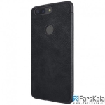 کیف چرمی نیلکین Nillkin Qin Leather Case Oneplus 5T