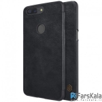 کیف چرمی نیلکین Nillkin Qin Leather Case Oneplus 5T