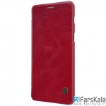 کیف چرمی نیلکین Nillkin Qin Leather Case Samsung Galaxy A8 2018