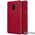 کیف چرمی نیلکین Nillkin Qin Leather Case Samsung Galaxy A8 2018